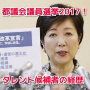 都議会議員選挙2017