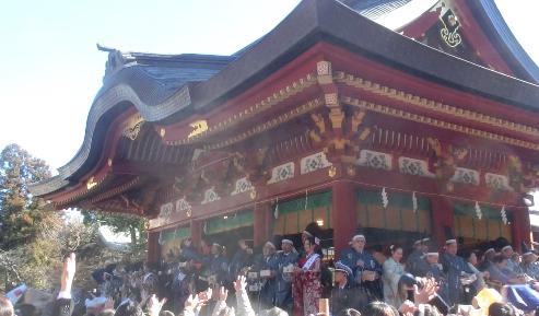 鶴岡八幡宮の豆まき 時間