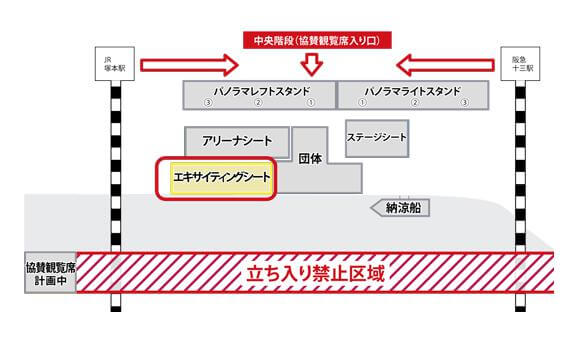 淀川花火大会　有料席