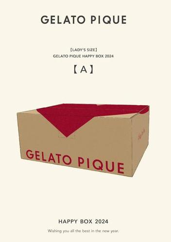 LADY'S SIZE GELATO PIQUE HAPPY BOX 2024A